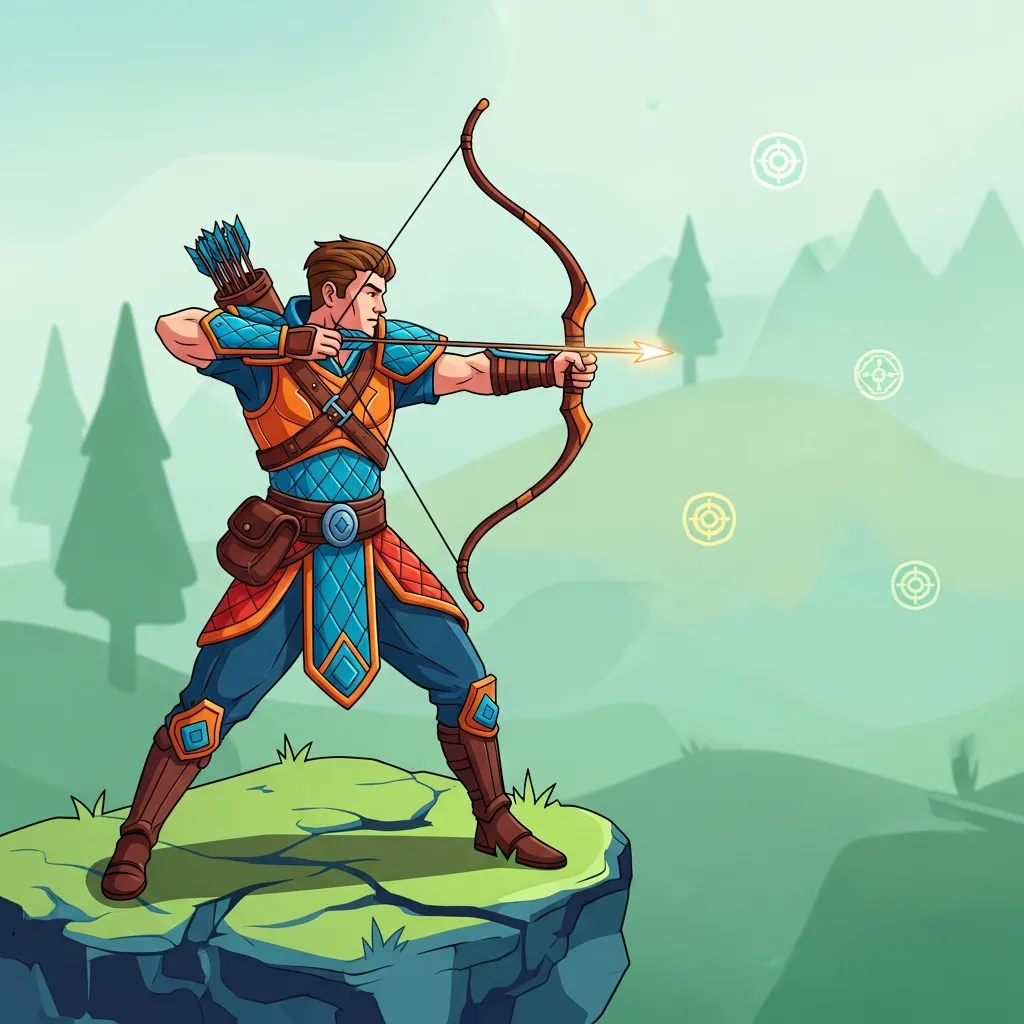 2D vector game art showcase