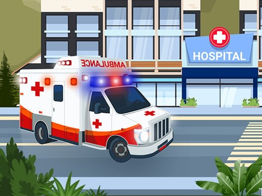 Ambulance Emergency Driving is a fun driving game where you control an ambulance though the city!