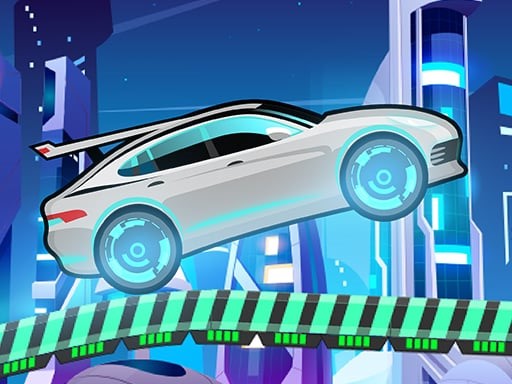 Galactic Driver is a fun driving game where you race through 30 sci-fi levels. You can buy new vehicles in the garage and upgrade them!