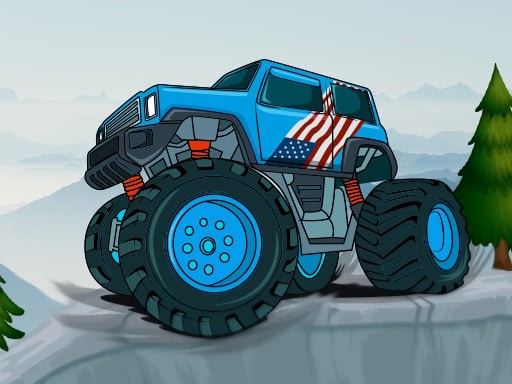 Monster Truck Mountain Climb is a fun driving game where you control a truck going up the mountain!