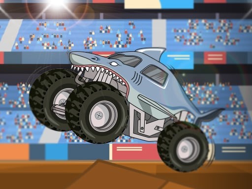 Monster Truck Race Arena is a fun driving game where you control a monster truck bus through the arena!